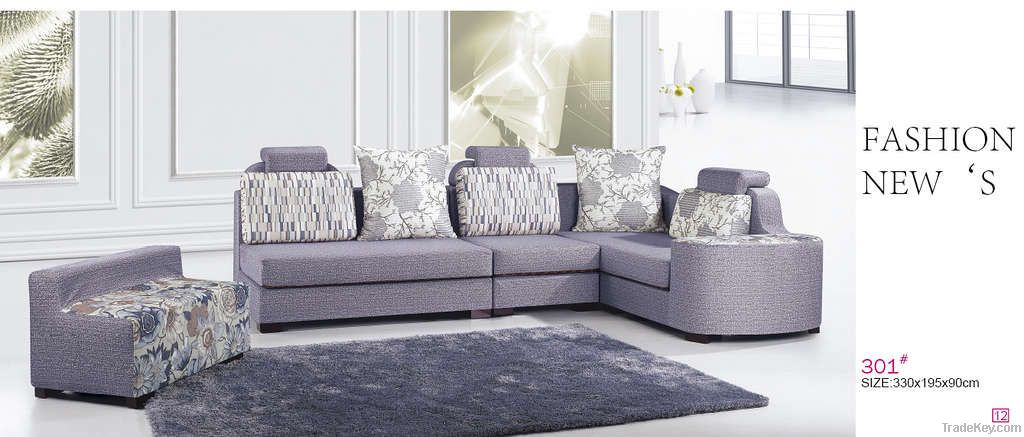 2012 NEW /Factory Sell corner L shape sofa-F301