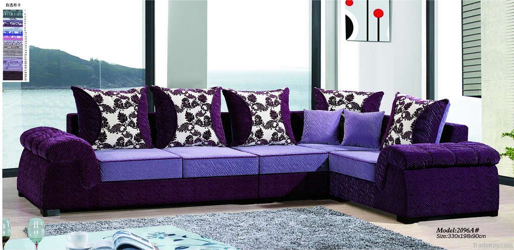 2012 NEW /Factory Sell corner L shape sofa-F2096
