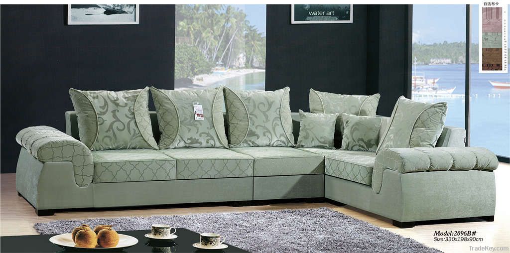 2012 NEW /Factory Sell corner L shape sofa-F2096
