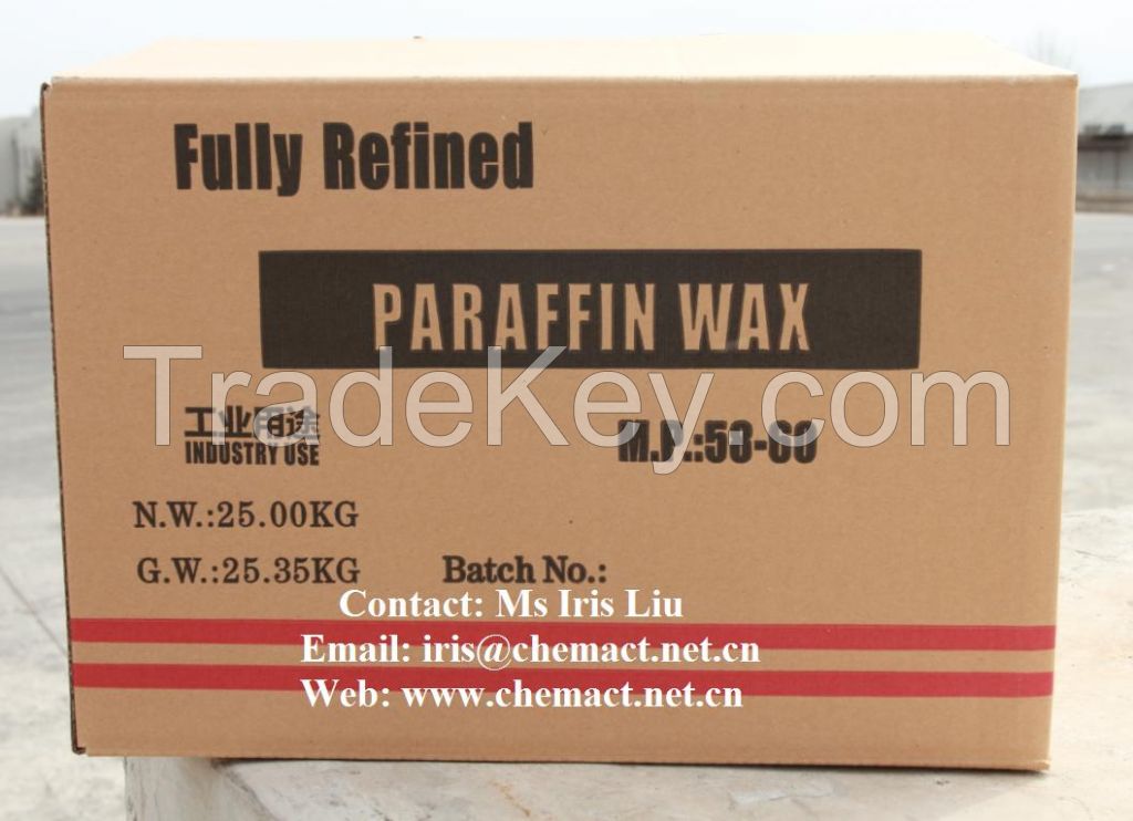 Fully/Semi Refined Paraffin Wax 58 60