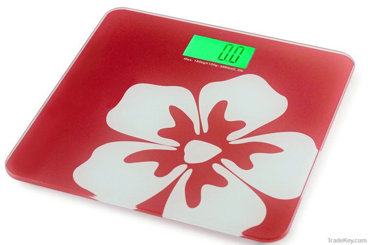 Household &Hotel Bathroom Scale with green LCD