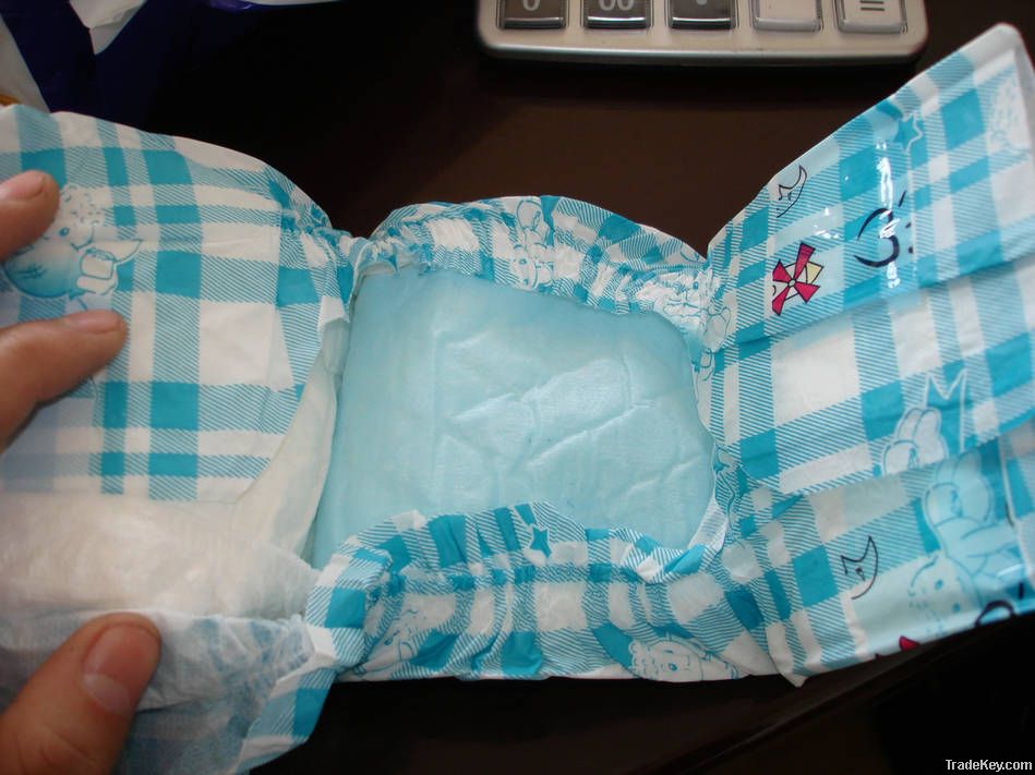 Comfortable disposable diapers