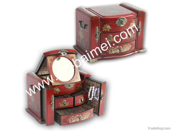 classical wooden jewelry box