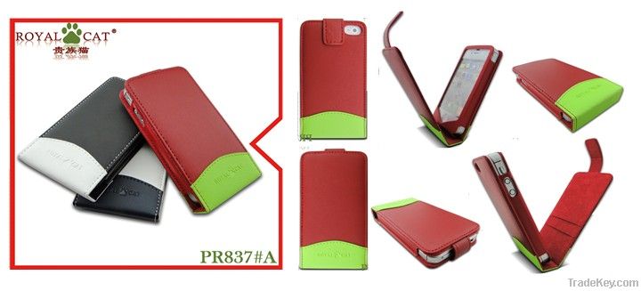 Leather/PU Fitted Cases For iPhone 4S/4G