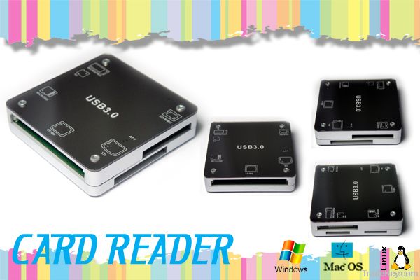 All in 1 USB 3.0 Card Reader