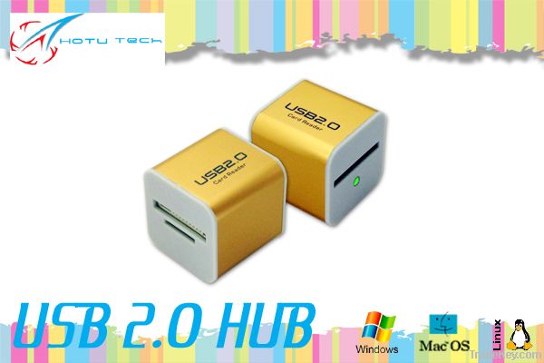 Aluminium USB 2.0 Card Reader