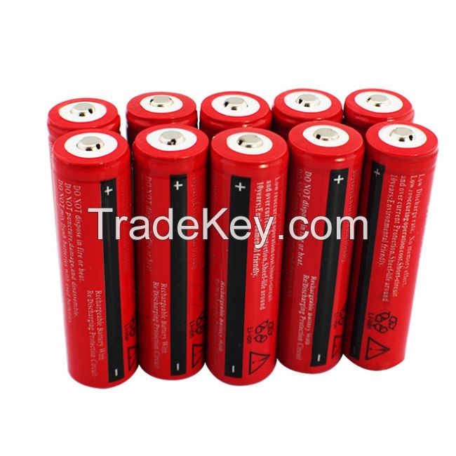 4000Mah 3.7v Li-ion 18650 Rechargeable Battery For Torch