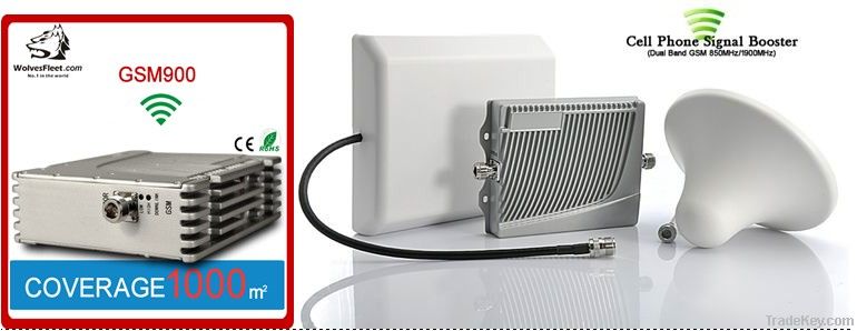 single/dual band cellphone signal booster/repeater/amplifier
