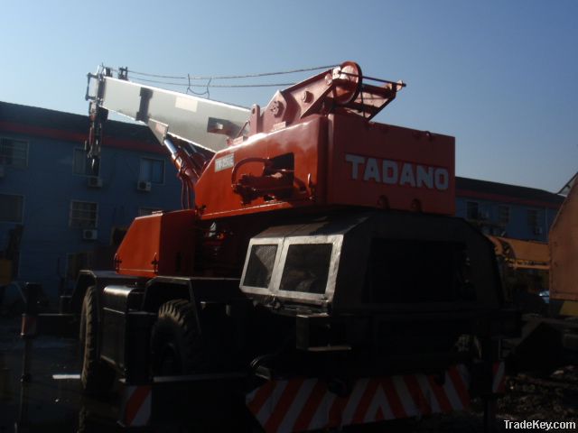 used tadano 25t rough terrain crane