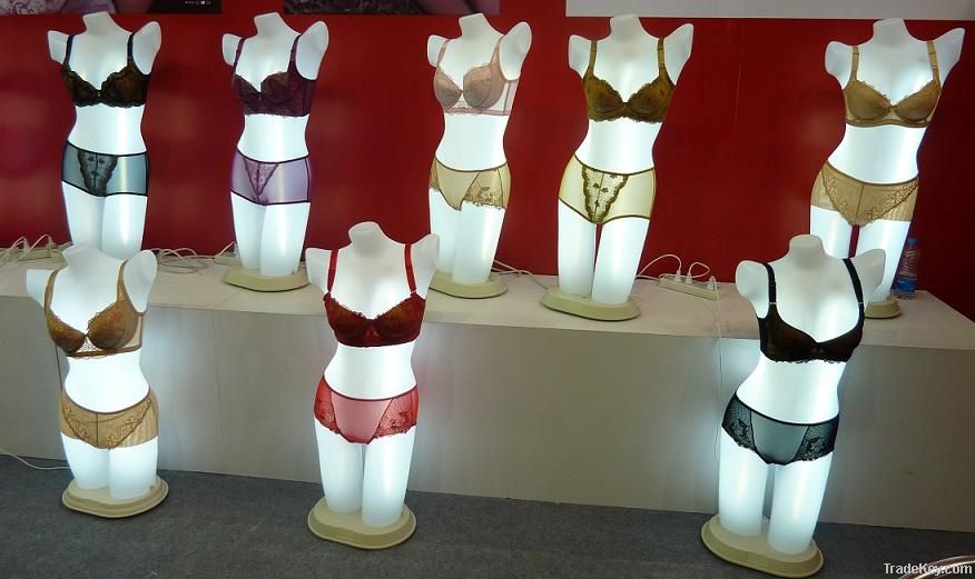 Half body lingerie lighting mannequin