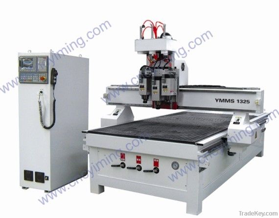 Three-process woodworking CNC router YMMS1325A