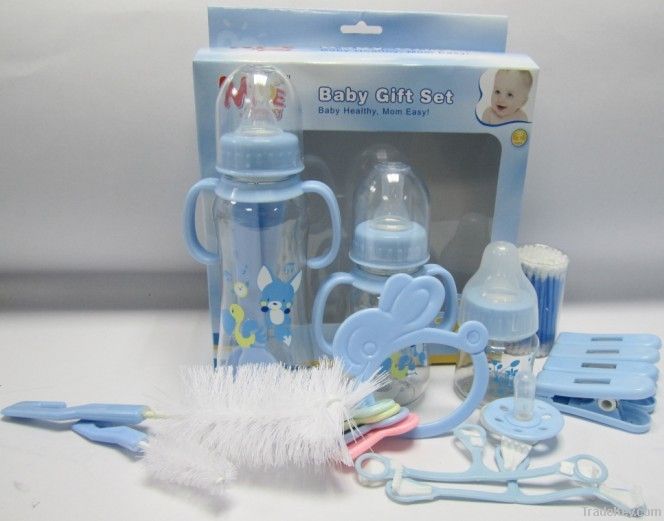 Baby feeding bottle set