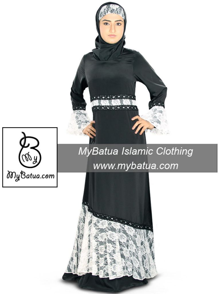 MyBatua Women's Wholesale Ethnic Muslim Dress Shukrah Abaya AY-331