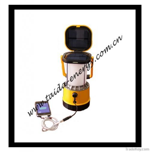 LED Lantern with solar rechargeable camping light