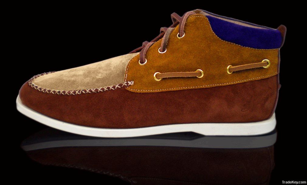 Casual Leather boat-shoe mocassin