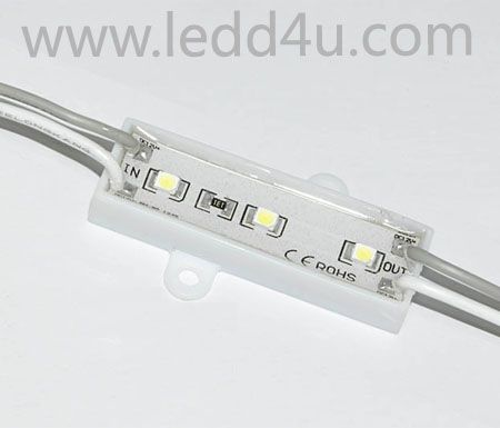 LED module light  3SMD3528, DC12V, 0.24W, Waterproof