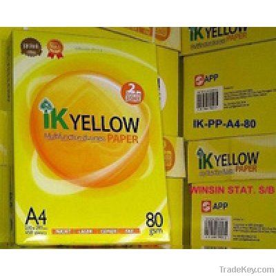 Ik Yellow A4 Copy Paper A4 Copy Paper