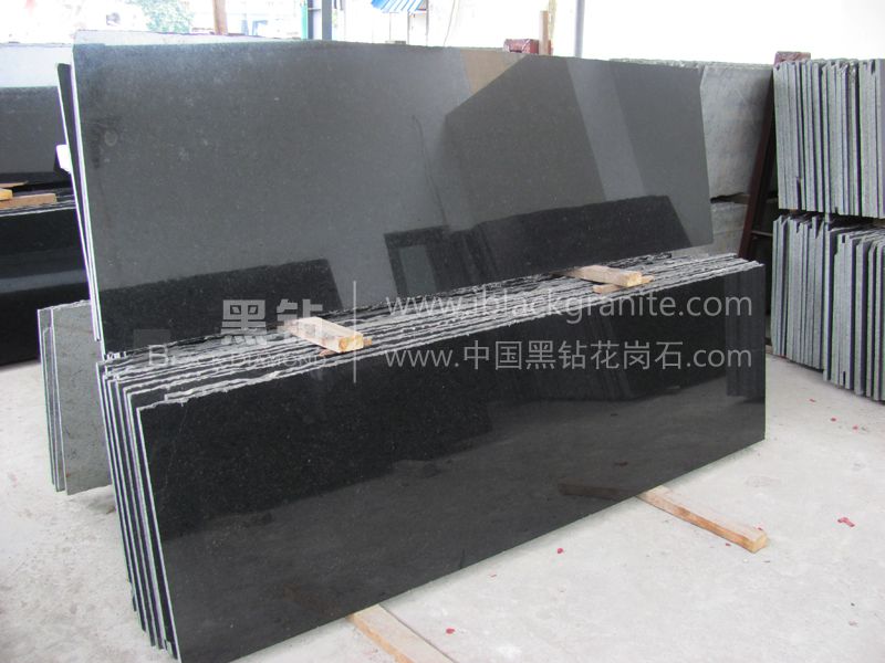 Black Diamond, Polished Black Granite, Mongolia, China