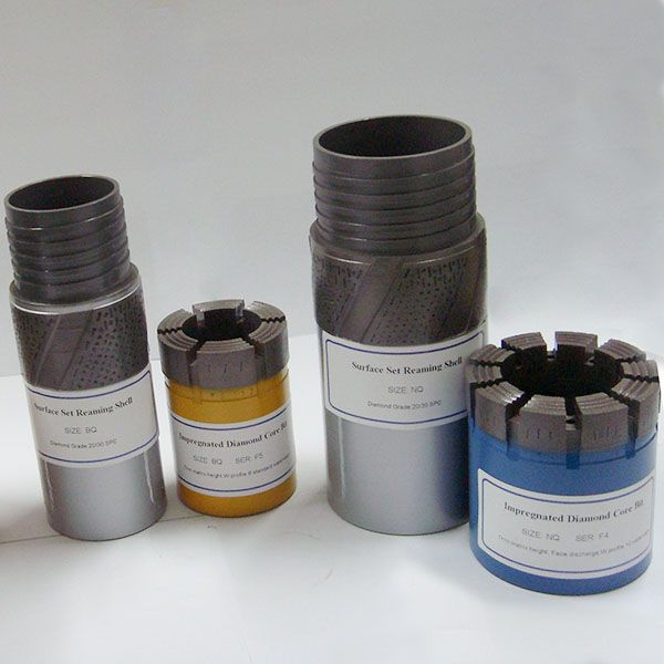 NQ face discharge diamond bits for core barrel drilling
