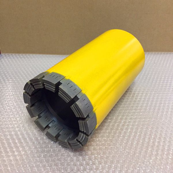 T6-101 mm diamond drilling bit for double barrel with holes for water
