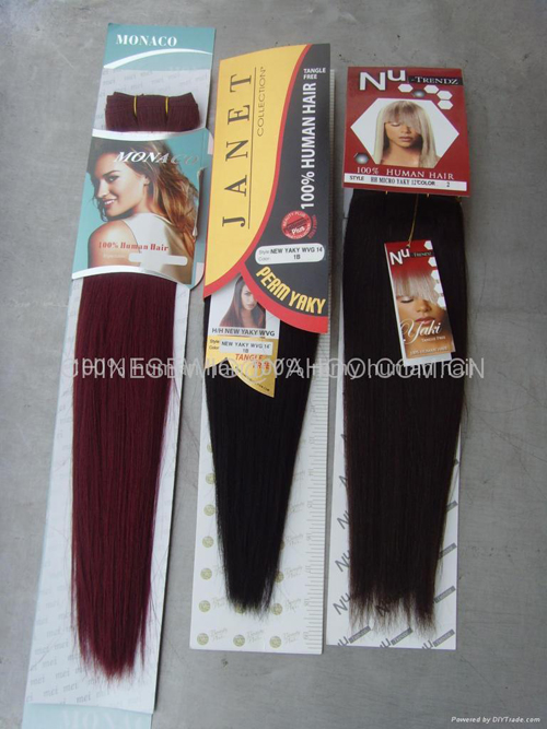 Human Hair Silky Weft