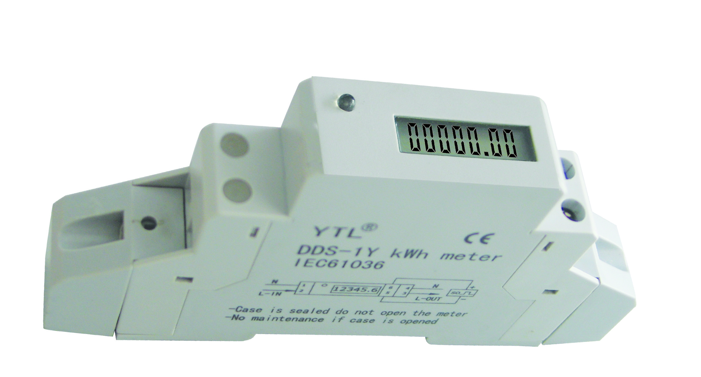 single phase one module kWh meter