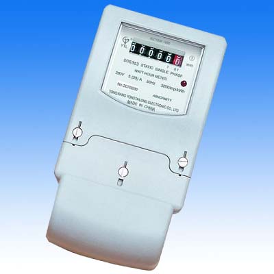 single-phase electronic energy meter