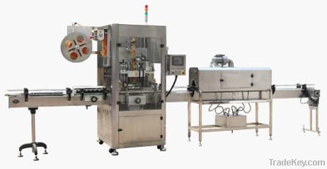 auto -sleeve shrinking label machine