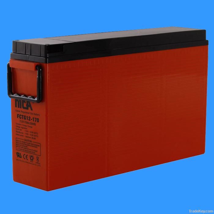 Front terminal Gel battery