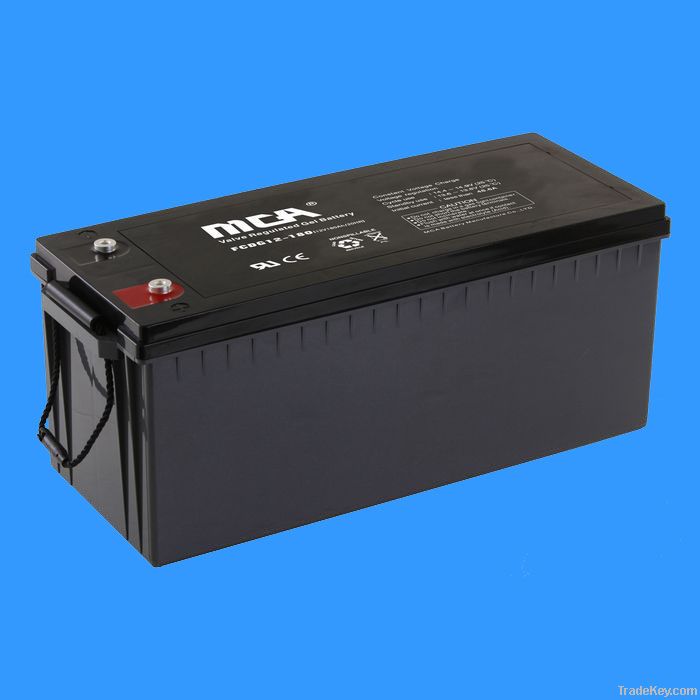 deep cycle battery + gel battery 12v-180ah