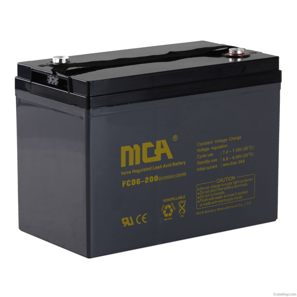 Deep cycle AGM batteries