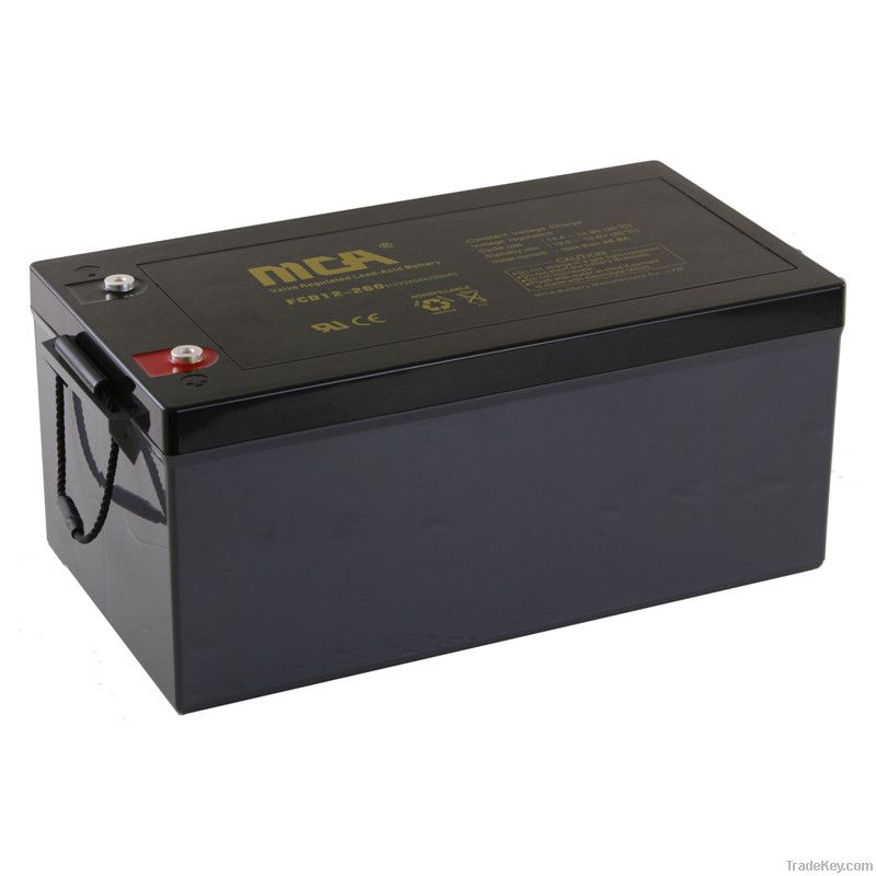 Deep cycle AGM batteries12V-260AH