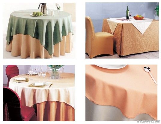 cotton hotel dinner napkin and table cloth for star hotel use