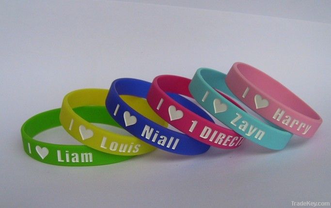 silicone wristband, bracelet