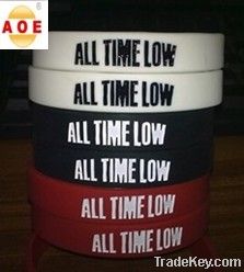 silicone bracelet, silicone wristband