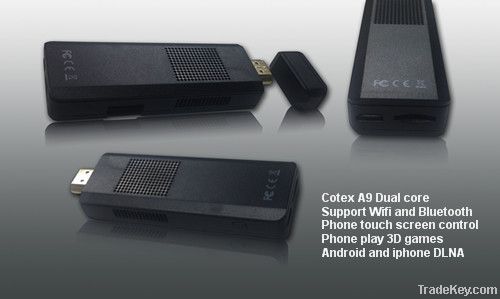 Dual Core HDMI Android TV Dongle/TV Stick/Afinger Support Gyros Games