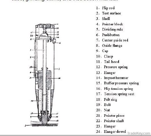 HT-225A concrete test hammer/schmidt concrete test hammers