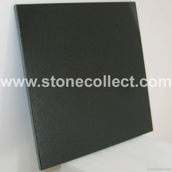 Best Quality of Absolute Balck Granite Tiles (China Black)