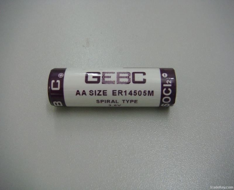 Lithium Thionyl Chloride Battery 3.6V ER14505M ER14505M