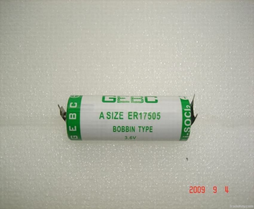 Li-socl2 Lithium Battery 3.6V ER17505 ER17505 ER17505 ER17505