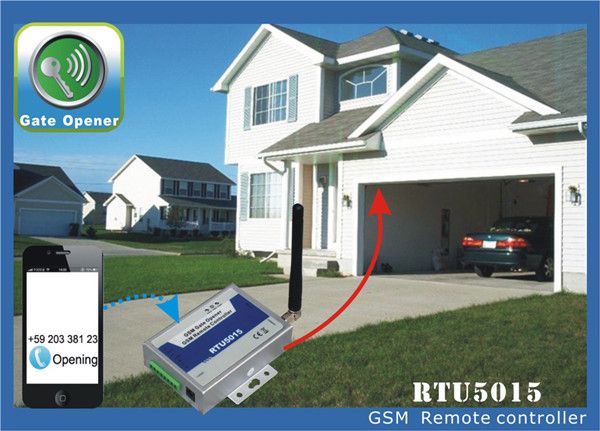 GSM SMS Wireless Remote Gate Garage Door opener and controller RTU5015 