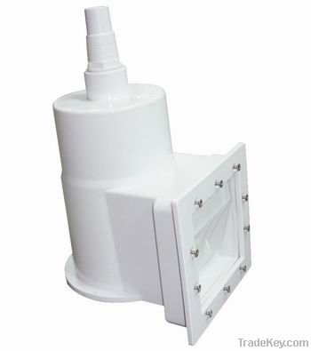 standard mouth wall skimmer with face plate cover