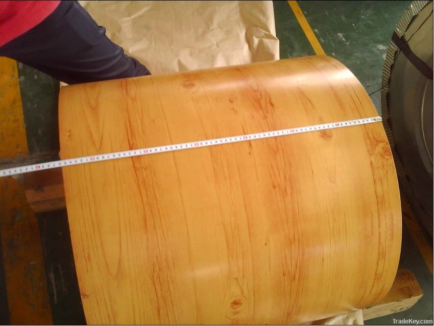 wooden color coated sheet