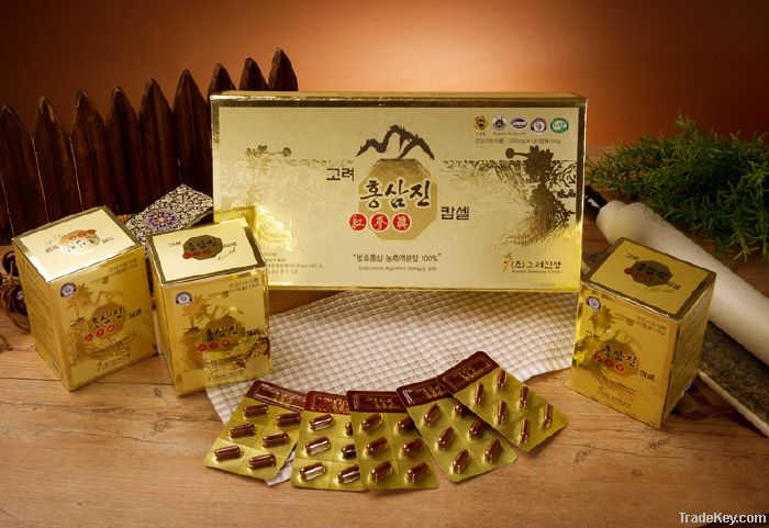 High Quality Korean Red Ginseng Capsules (Hong Sam Jin Gold)