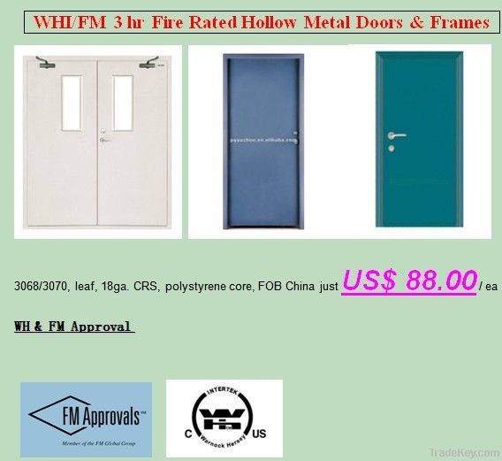 steel fire rating door