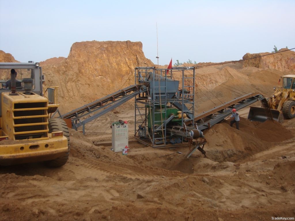 Dry Air-cooling Magnetic Separator for river sand and mining