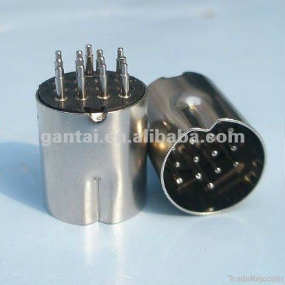 Big DIN, Ni or Gold Plated, 13P Male Connector