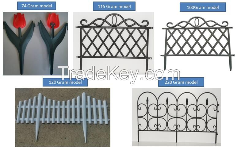 plastic garden fence, decorative plastic fence