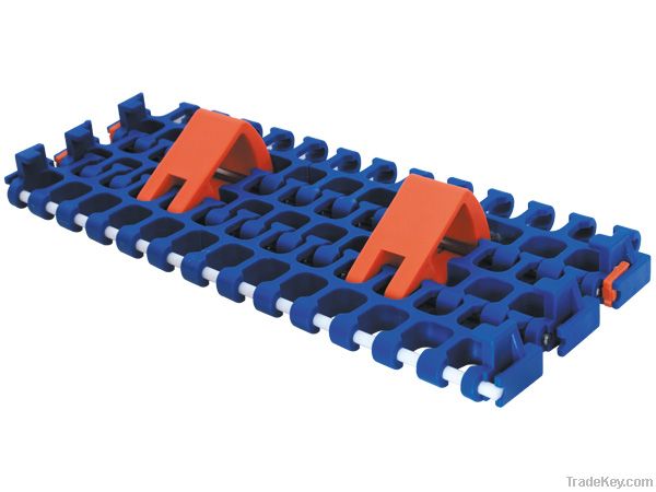 plastic modular belt Conveyor belt with Pop-up flights