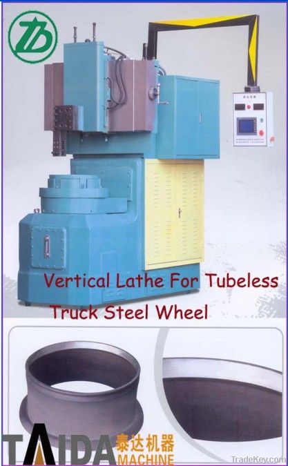 Vertical Lathe For Truck Steel Wheel